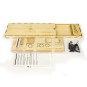 VX08-Fokker E 1/23 laser cutting wood, static model DW Hobby