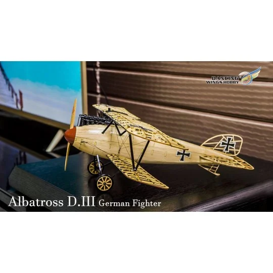 VS03-Albatros D.III 1/15 laser cutting wood, static model DW Hobby