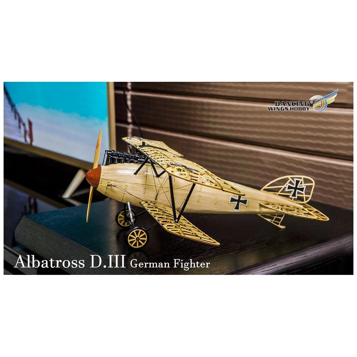 Albatros D.III 1/15 découpe laser bois, modèle statique DW Hobby DW Hobby - Dancing Wings Hobby VS03 - 7
