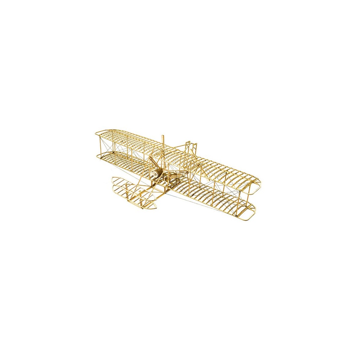 Wright Flyer-I 1/18 découpe laser bois, modèle statique DW Hobby DW Hobby - Dancing Wings Hobby VC01 - 2