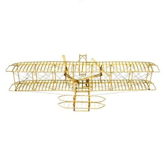 Wright Flyer-I 1/18 découpe laser bois, modèle statique DW Hobby DW Hobby - Dancing Wings Hobby VC01 - 3 VC01-Wright Flyer-I 1/18 découpe laser bois, modèle statique DW Hobby - VC01