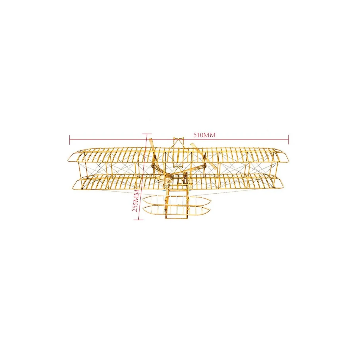 Wright Flyer-I 1/18 découpe laser bois, modèle statique DW Hobby DW Hobby - Dancing Wings Hobby VC01 - 11 Wright Flyer-I 1/18 découpe laser bois, modèle statique DW Hobby DW Hobby - Dancing Wings Hobby VC01 - 11