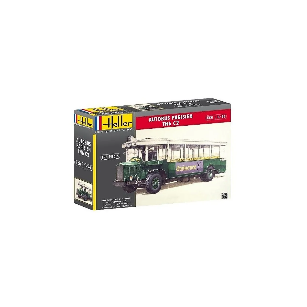 Bus Paris TN6 C2 Heller 1/24 Heller HEL-80789 - 1