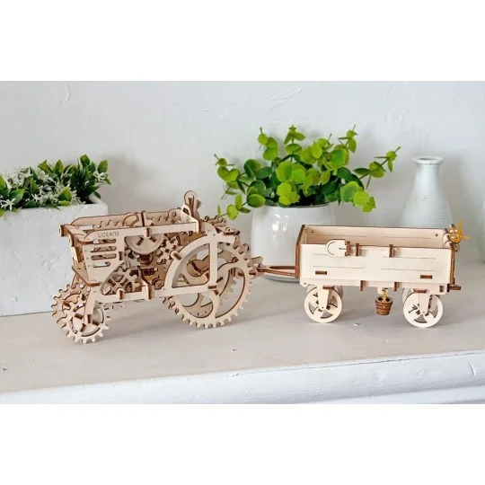 UG-70006-Remorque Puzzle 3D bois UGEARS - UG-70006