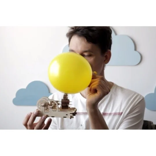 UG-70009-Engine pneumatic Puzzle 3D wood UGEARS