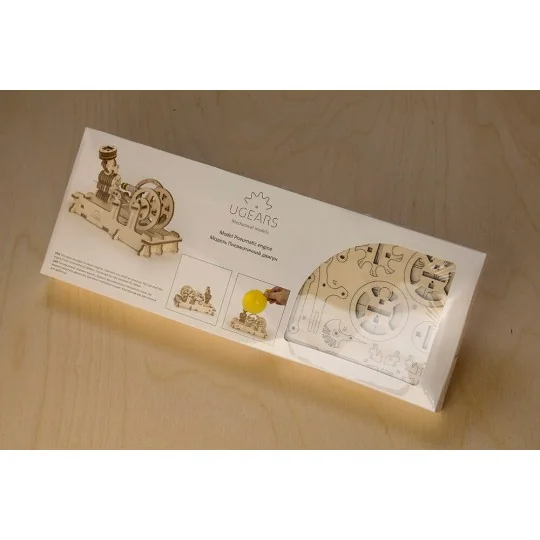 Moteur Pneumatique Puzzle 3D bois UGEARS UGEARS UG-70009 - 6 UG-70009-Moteur Pneumatique Puzzle 3D bois UGEARS - UG-70009