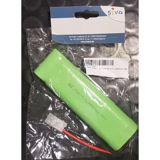 Battery Ni-Mh 8.4V 2000mAh for boat Atlantic SIVA A2Pro SV-30041 - 1 SV-30041-Battery Ni-Mh 8.4V 2000mAh for boat Atlantic SIVA - SV-30041