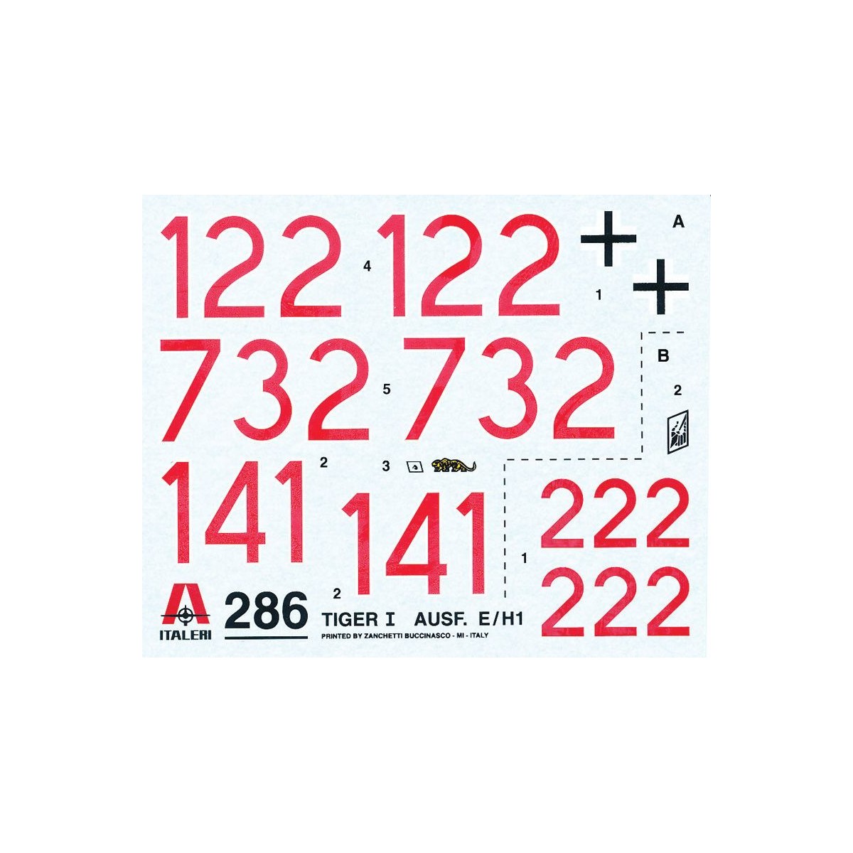 Char Tiger I Ausf.E/H1 1/35 Italeri Italeri I286 - 2