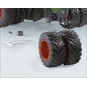 077830-Tracteur Fendt 1050 Vario roue jumelées 1/32 Wiking