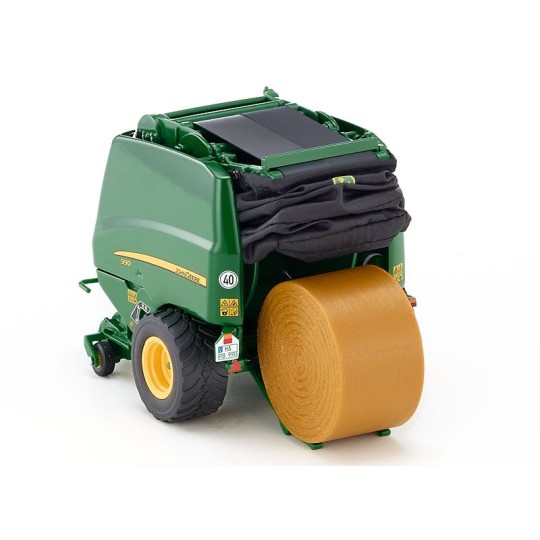 077316-Presse balles rondes John Deere 990 1/32 Wiking