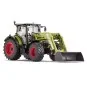 Tracteur CLAAS Arion 650 avec chargeur 1/32 Wiking Wiking 077325 - 1 077325-Tracteur CLAAS Arion 650 avec chargeur 1/32 Wiking - 077325