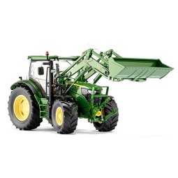 Tracteur John Deere 6125R avec chargeur H340 1/32 Wiking Wiking 077344 - 1