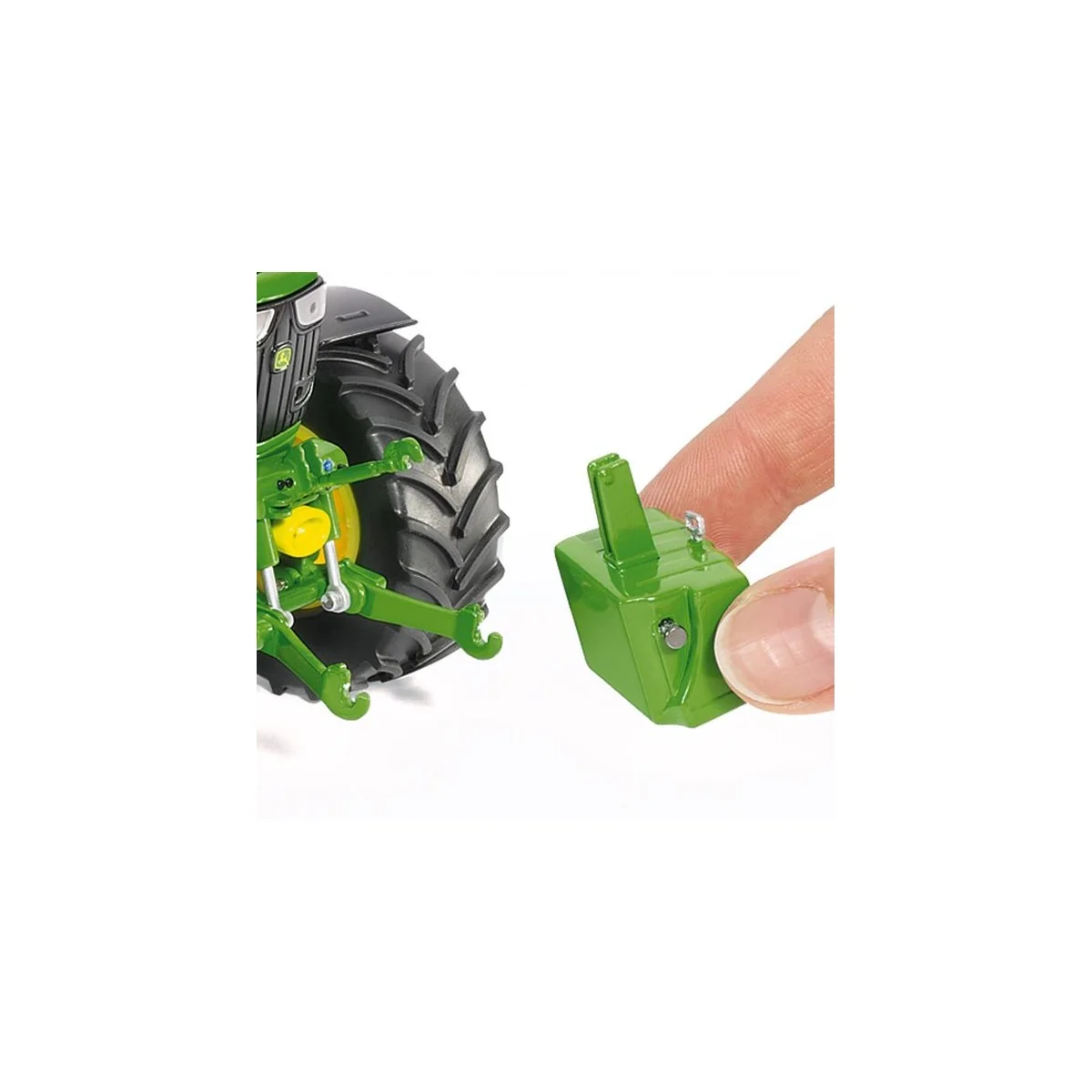 Tractor John Deere with loader 1/32 Wiking h340′s 6125R Wiking 077344 - 6