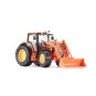 Tractor John Deere 7430 with charger 735, orange 1/32 Wiking Wiking 077342 - 1 077342-Tractor John Deere 7430 with charger 735, orange 1/32 Wiking - 077342