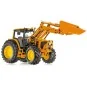 077342-Tractor John Deere 7430 with charger 735, orange 1/32 Wiking - 077342