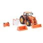 077342-Tractor John Deere 7430 with charger 735, orange 1/32 Wiking - 077342
