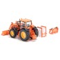 077342-Tractor John Deere 7430 with charger 735, orange 1/32 Wiking