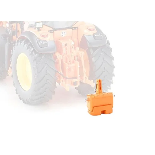 077342-Tracteur John Deere 7430 avec chargeur 735, orange 1/32 Wiking