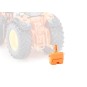 077342-Tractor John Deere 7430 with charger 735, orange 1/32 Wiking