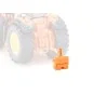077342-Tractor John Deere 7430 with charger 735, orange 1/32 Wiking - 077342