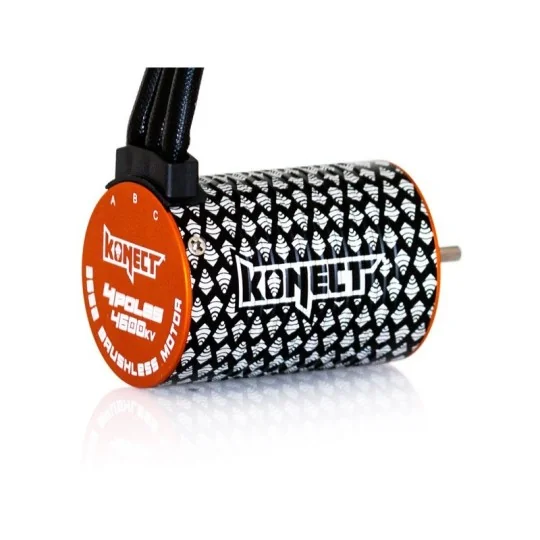 KN-COMBO-B4-Combo brushless 1/10 ESC WP 50A + moteur 4P 3652SL 5400KV + carte prog. Konect