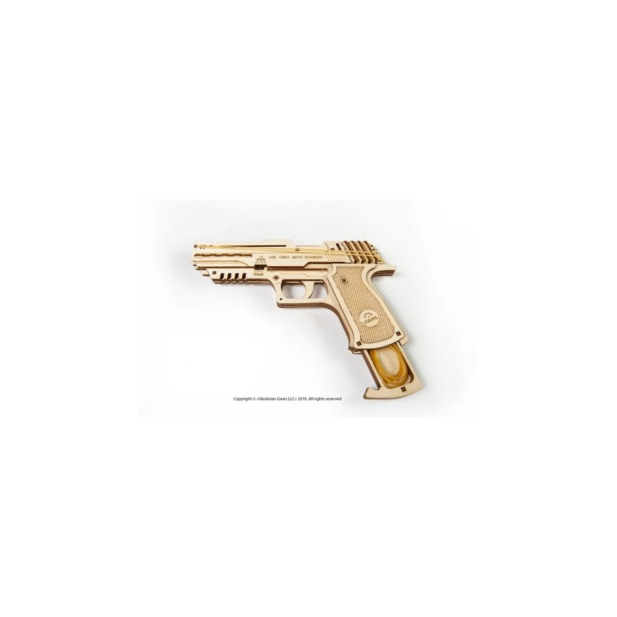 Gun Wolf-01 3D wood UGEARS UGEARS UG-70047 - 4 Gun Wolf-01 3D wood UGEARS UGEARS UG-70047 - 4