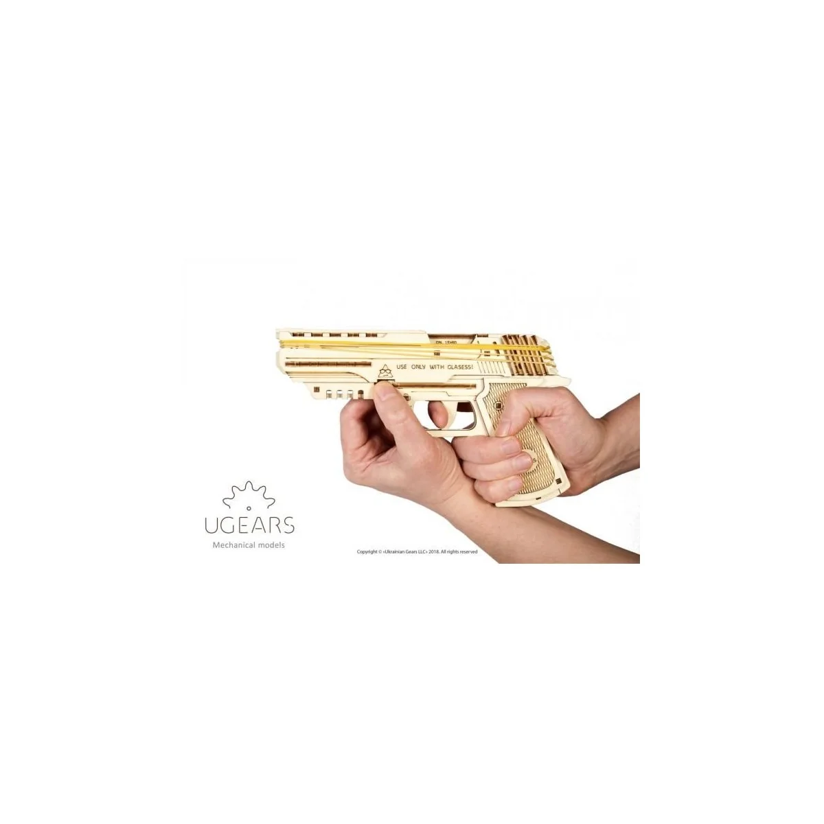 Gun Wolf-01 3D wood UGEARS UGEARS UG-70047 - 7 Gun Wolf-01 3D wood UGEARS UGEARS UG-70047 - 7