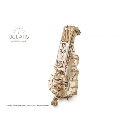 Instrument Vielle à roue 3D bois UGEARS UGEARS UG-70030 - 1 UG-70030-Instrument Vielle à roue 3D bois UGEARS - UG-70030