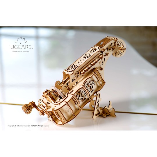 UG-70030-Instrument Vielle à roue 3D bois UGEARS