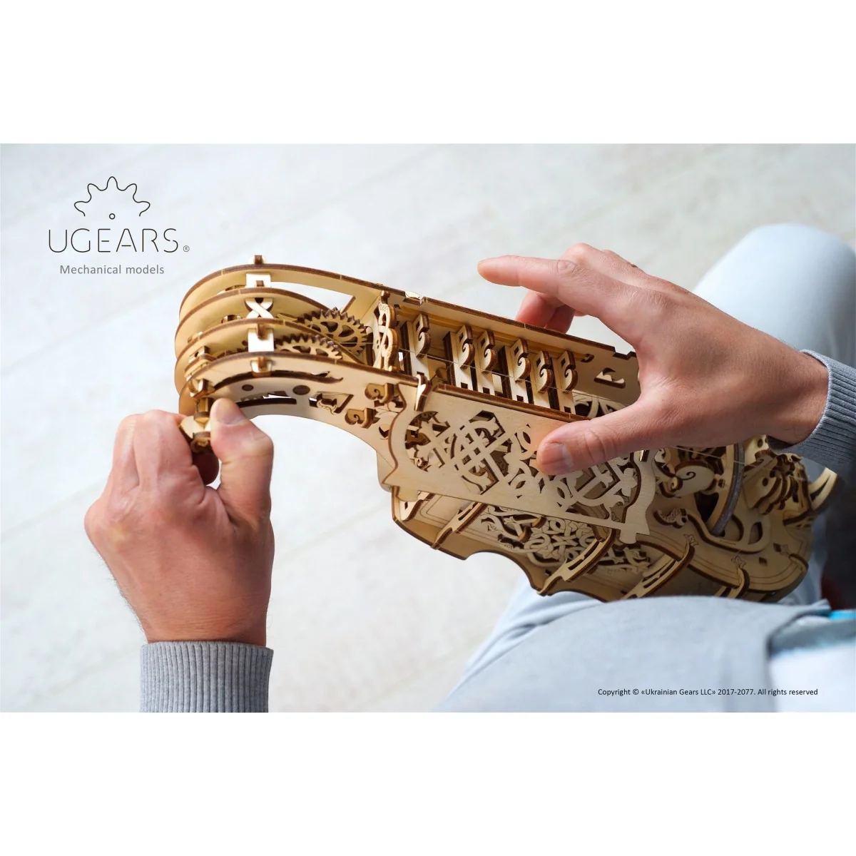 Old instrument to wheel 3D wood UGEARS UGEARS UG-70030 - 5