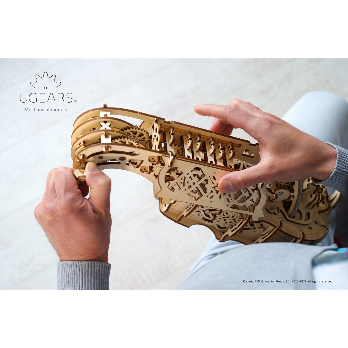 Old instrument to wheel 3D wood UGEARS UGEARS UG-70030 - 5