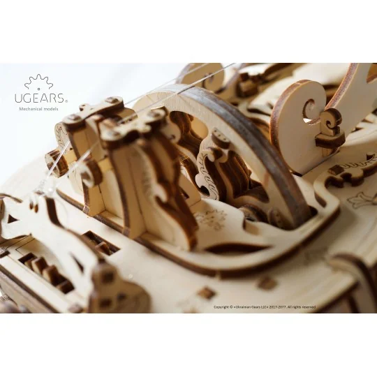UG-70030-Old instrument to wheel 3D wood UGEARS - UG-70030