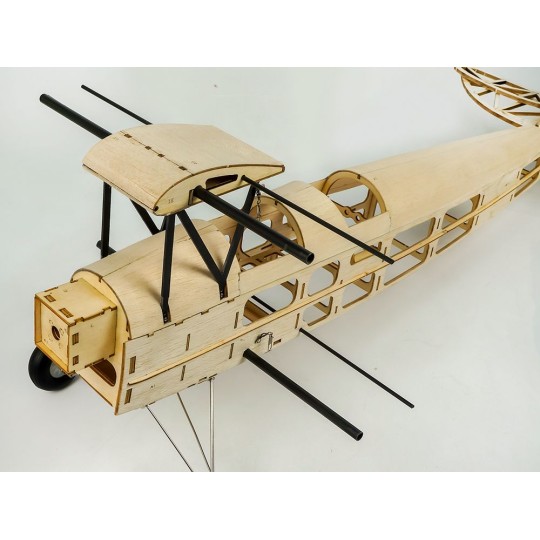 S1901-Mini Tiger Moth 980mm S19 Balsa Kit DW Hobby