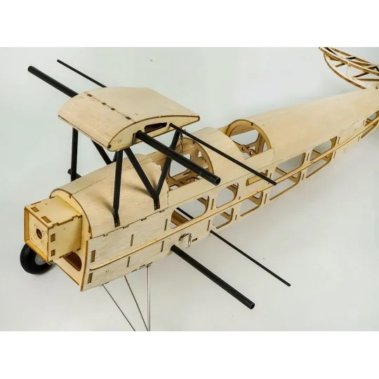 S1901-Mini Tiger Moth 980mm S19 Kit balsa DW Hobby - S1901