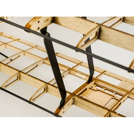 S1901-Mini Tiger Moth 980mm S19 Balsa Kit DW Hobby