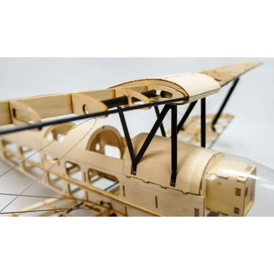 S1901-Mini Tiger Moth 980mm S19 Balsa Kit DW Hobby