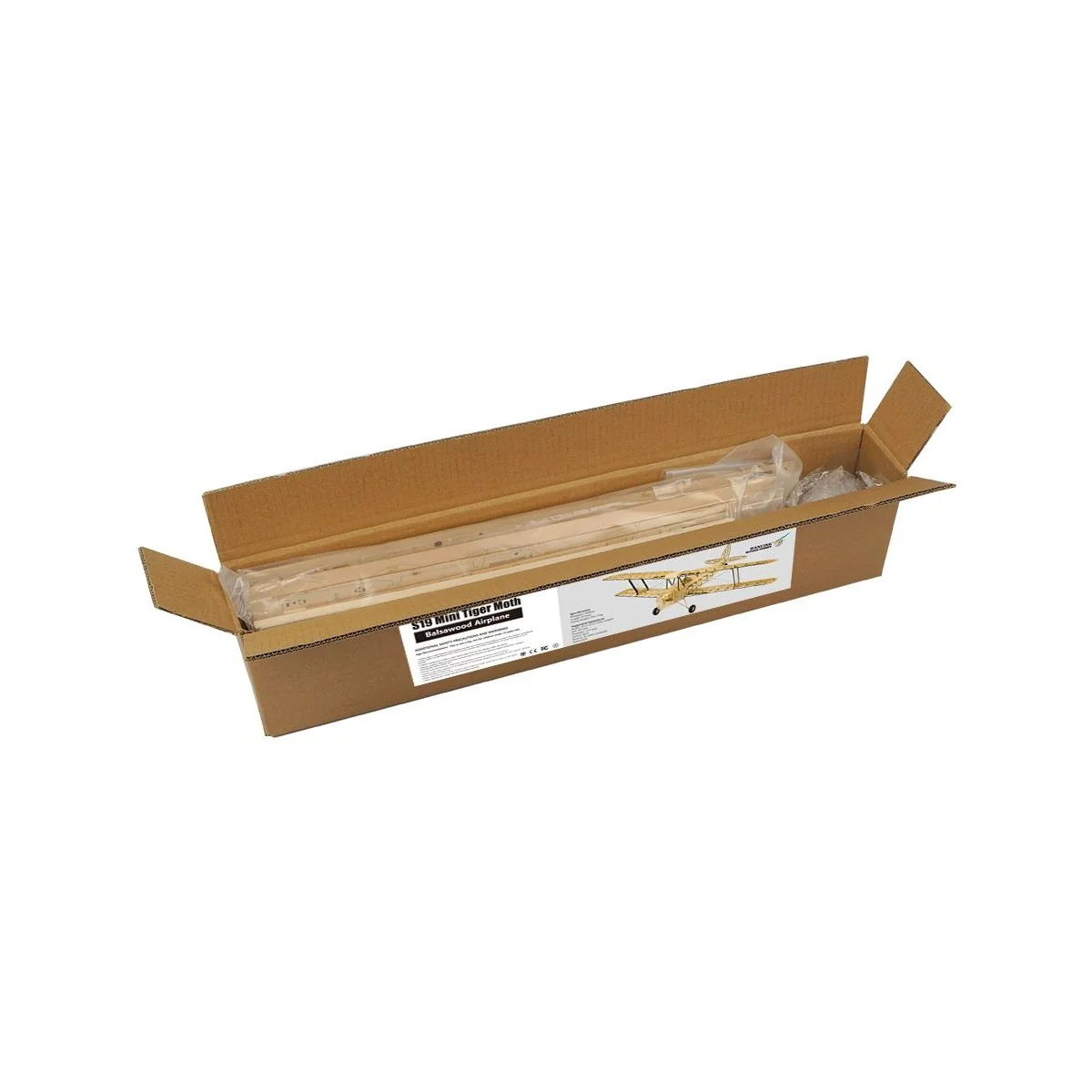 Mini Tiger Moth 980mm S19 Kit balsa DW Hobby DW Hobby - Dancing Wings Hobby S1901 - 16