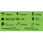Mini Tiger Moth 980mm S19 Kit balsa DW Hobby DW Hobby - Dancing Wings Hobby S1901 - 17 S1901-Mini Tiger Moth 980mm S19 Balsa Kit DW Hobby - S1901