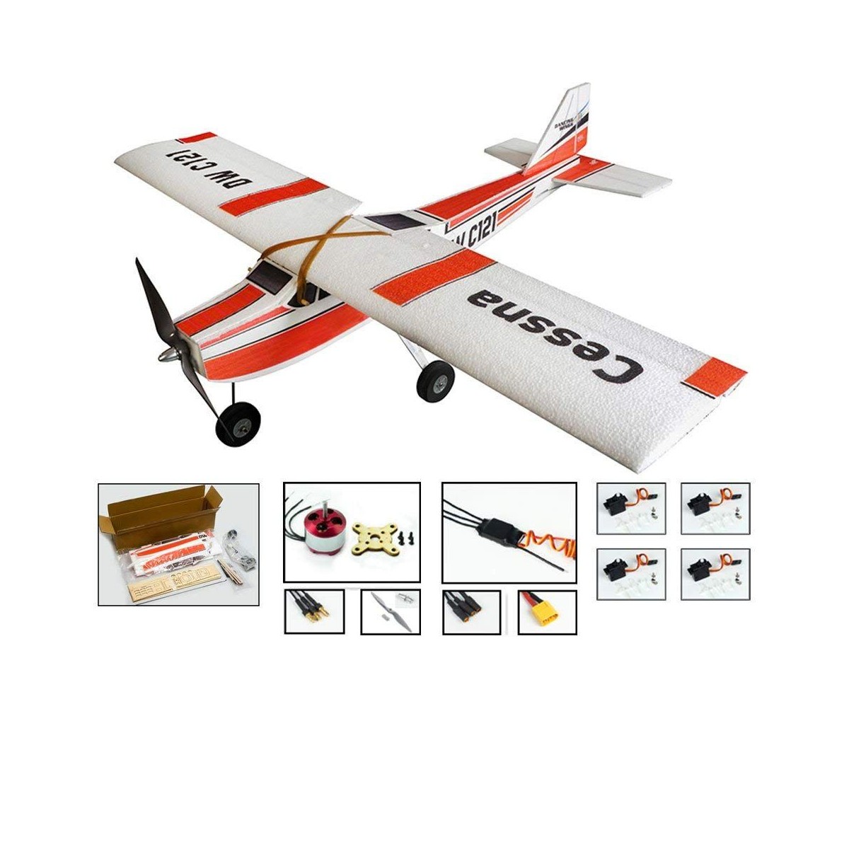 Cessna 960mm E10 Kit PNP DW Hobby DW Hobby - Dancing Wings Hobby E1004 - 1