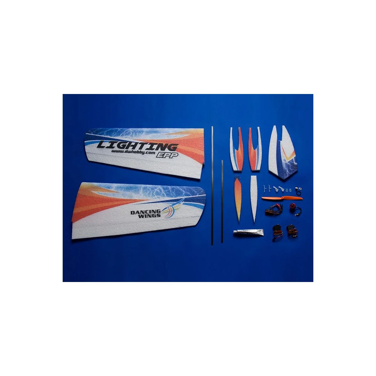 Lighting 1060 mm E11 flying wing EPP PNP DW Hobby Kit DW Hobby - Dancing Wings Hobby E1104 - 5