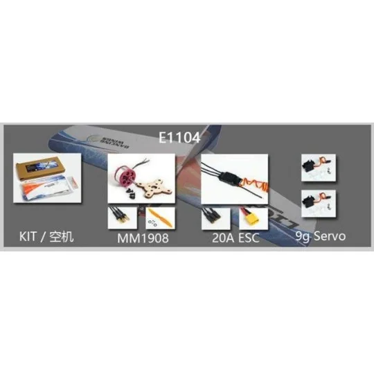 Lighting 1060mm E11 Aile volante EPP Kit PNP DW Hobby DW Hobby - Dancing Wings Hobby E1104 - 7 E1104-Lighting 1060mm E11 Aile volante EPP Kit PNP DW Hobby - E1104