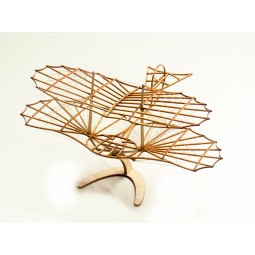 Planeur Otto Lilienthal découpe laser bois, modèle statique DW Hobby DW Hobby - Dancing Wings Hobby VA02 - 1