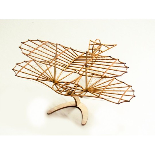 Glider Otto Lilienthal laser cutting wood, static model DW Hobby DW Hobby - Dancing Wings Hobby VA02 - 1 VA02-Glider Otto Lilienthal laser cutting wood, static model DW Hobby - VA02