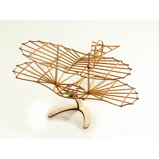 VA02-Glider Otto Lilienthal laser cutting wood, static model DW Hobby - VA02