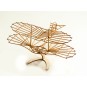 VA02-Glider Otto Lilienthal laser cutting wood, static model DW Hobby