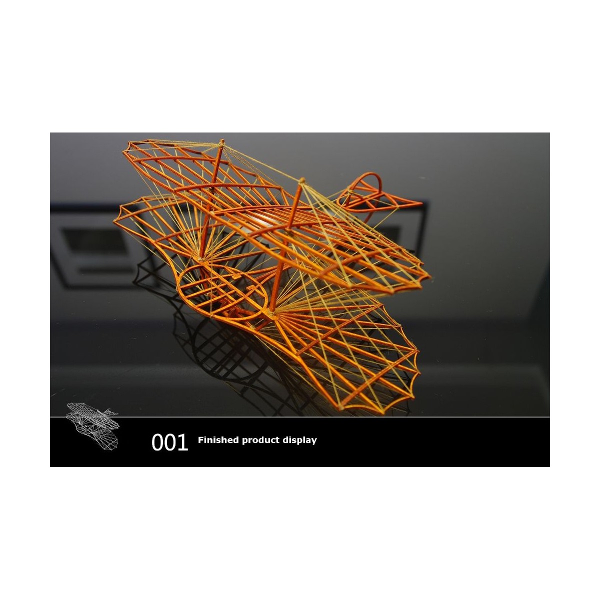 Glider Otto Lilienthal laser cutting wood, static model DW Hobby DW Hobby - Dancing Wings Hobby VA02 - 4