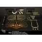 VA02-Glider Otto Lilienthal laser cutting wood, static model DW Hobby - VA02