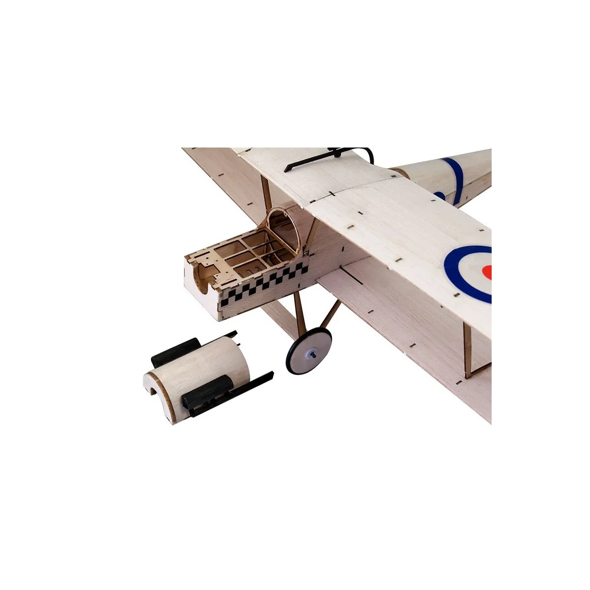 Mini RAF S.E.5A 378mm découpe laser balsa DW Hobby DW Hobby - Dancing Wings Hobby K0401 - 4