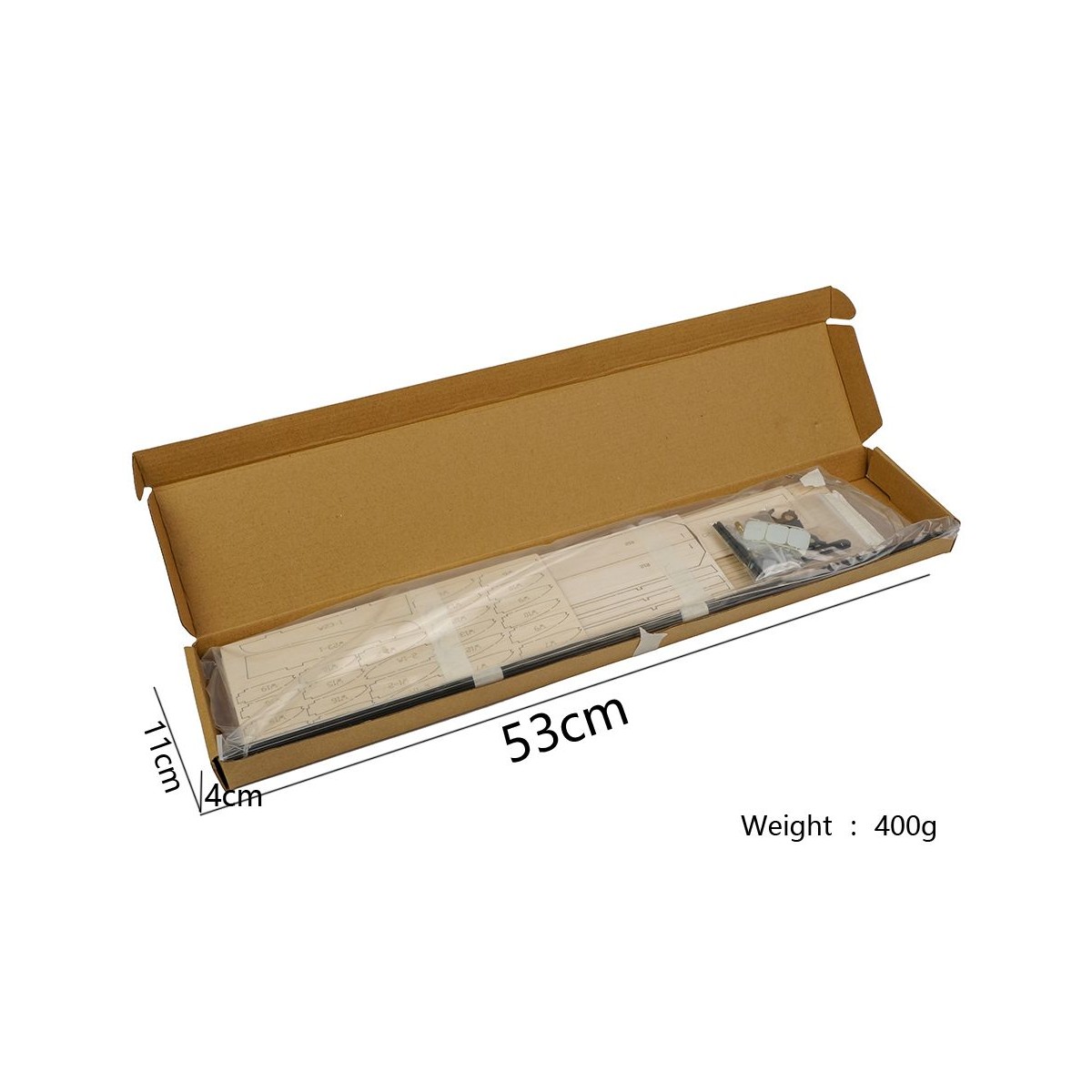 Glider UZI 1400mm kit balsa DW Hobby DW Hobby - Dancing Wings Hobby F1401C - 4