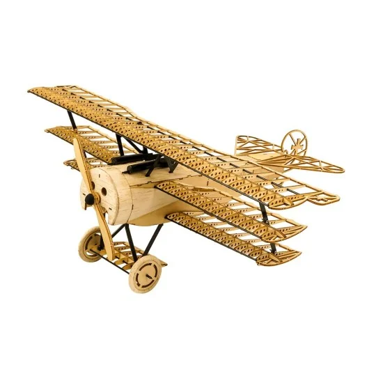 Fokker DR-I 1/18 découpe laser bois, modèle statique DW Hobby DW Hobby - Dancing Wings Hobby VX11 - 1 VX11-Fokker DR-I 1/18 découpe laser bois, modèle statique DW Hobby - VX11